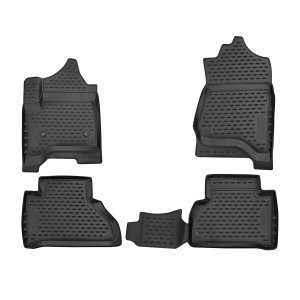 GMC Yukon Floor Mats - Omac - Rubber TPE, 4 Pcs - Black - '15-'20